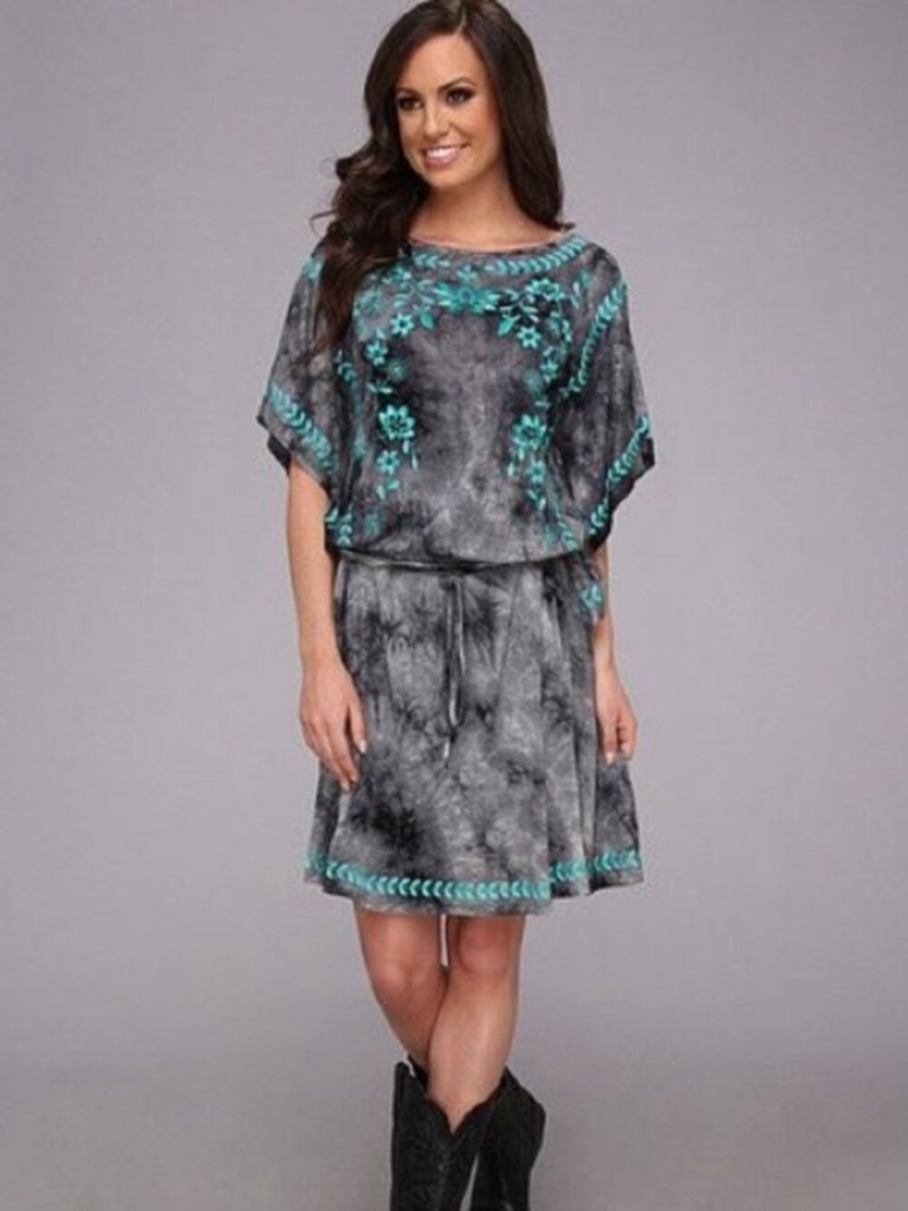 Double D Ranch tie dye dress/Serena